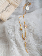 The meaningful and spiritual Josy necklace handmade by Leeloobird Jewelry in Bali