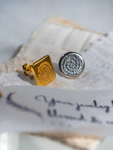 POWERWORDS EARRINGS - 22K Gold plated & Sterling Silver 925