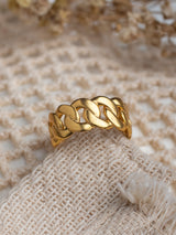 Merci RIng in Gold Vermeil handmade by LeeLooBird Jewelry Bali