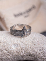 Maat meaningful artisan ring made by LeeLooBird Jewelry Bali