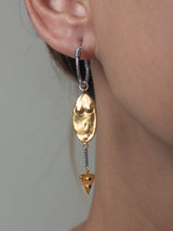 selflove meaningful handmade earrings by LeeLooBird Jewelry Bali