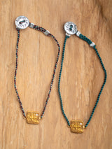 The meaningful and spiritual "A la Vie" braided bracelet handmade by Leeloobird Jewelry in Bali