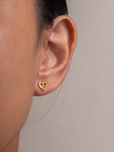 Cinta meaningful handmade earrings by LeeLooBird Jewelry Bali