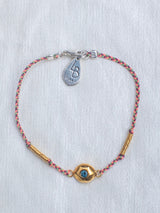 The meaningful and spiritual "Cometa" braided bracelet handmade by Leeloobird Jewelry in Bali