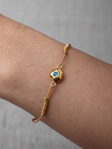 The meaningful and spiritual "Cometa" braided bracelet handmade by Leeloobird Jewelry in Bali