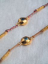 The meaningful and spiritual "Cometa" braided bracelet handmade by Leeloobird Jewelry in Bali