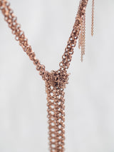 Meaningful Cravatte necklace in copper handmade by Leeloobird Jwelry in Bali