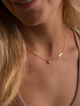 The meaningful and spiritual "Maybe" necklace handmade by Leeloobird Jewelry in Bali