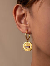Sunshine meaningful handmade earrings by LeeLooBird Jewelry Bali