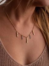 The meaningful and spiritual "Vintage" necklace handmade by Leeloobird Jewelry in Bali