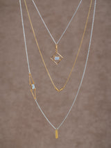 The meaningful and spiritual Gratefulness necklace handmade by Leeloobird Jewelry in Bali