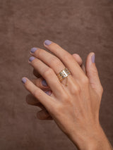 Meaningful spiritual "oui a la Vie" RIng by LeeLooBird jewelry Bali