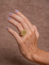 The "in The Now" meaningful RIng made by LeeLooBird Jewelry Bali
