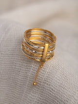 Meaningful spiritual "oui a la Vie" RIng by LeeLooBird jewelry Bali